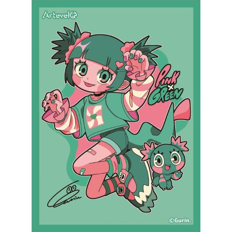 Movic Artevelo Card Sleeve Gurin. Candy dinosaur art-012 JAPAN OFFICIAL