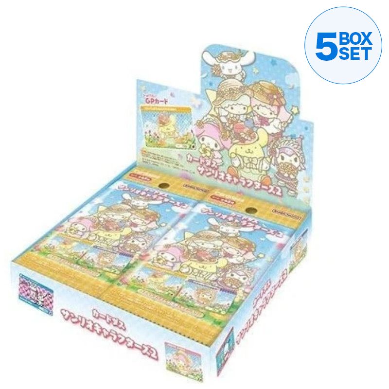BANDAI Carddass Sanrio Characters Vol.2 Booster Pack Box TCG JAPAN OFFICIAL