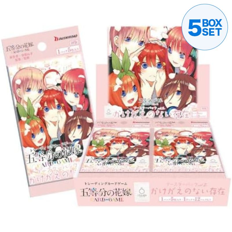 El juego de cartas Quintessential Quintuplets vol.2 Booster Pack Box TCG JAPÓN
