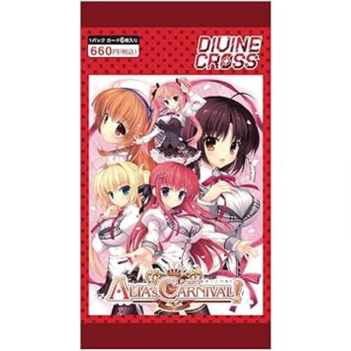 Carnaval de Divine Cross Alia! Booster Pack Box TCG Japan Oficial