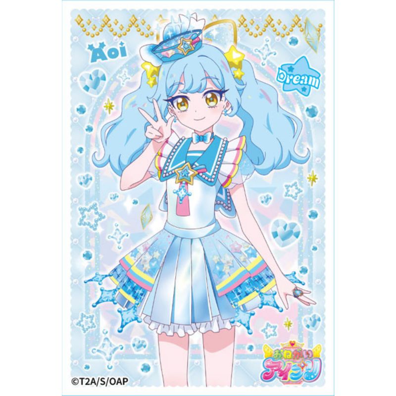Ensky Character Sleeve Mini Onegai Aipri Aoi Yumemiya ENS-18 JAPAN OFFICIAL