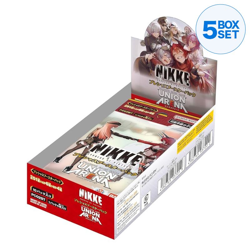 BANDAI Union Arena Goddess of Victory Nikke Precious PC02BT Booster Pack Box TCG