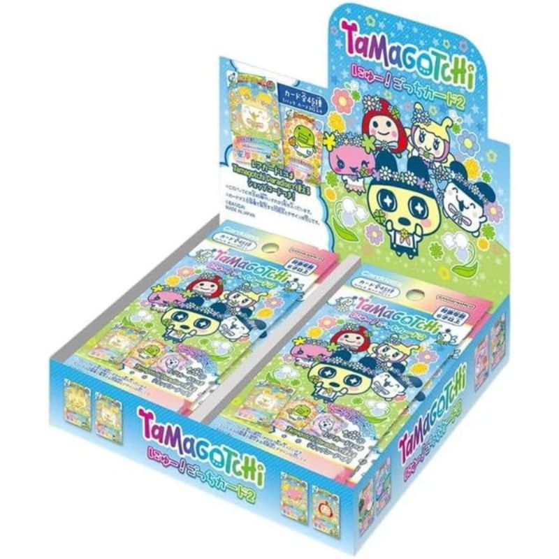 BANDAI Carddass Tamagotchi New! Gotchi Card 2 Booster Pack Box TCG JAPAN