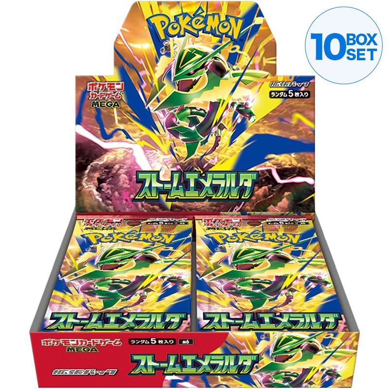 Pokemon Card Game MEGA Booster Pack Storm Emeralda BOX M6