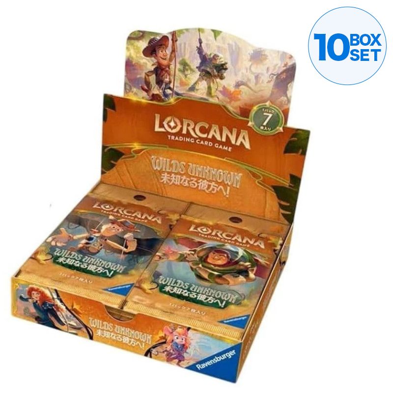 Disney Lorcana Wilds Unknown Japanese Ver. Booster Pack Box TCG JAPAN OFFICIAL