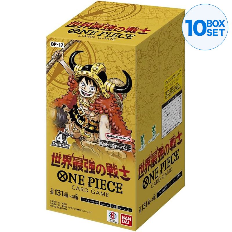 BANDAI ONE PIECE Card Game The World's Strongest Warrior OP-17 Booster BOX TCG