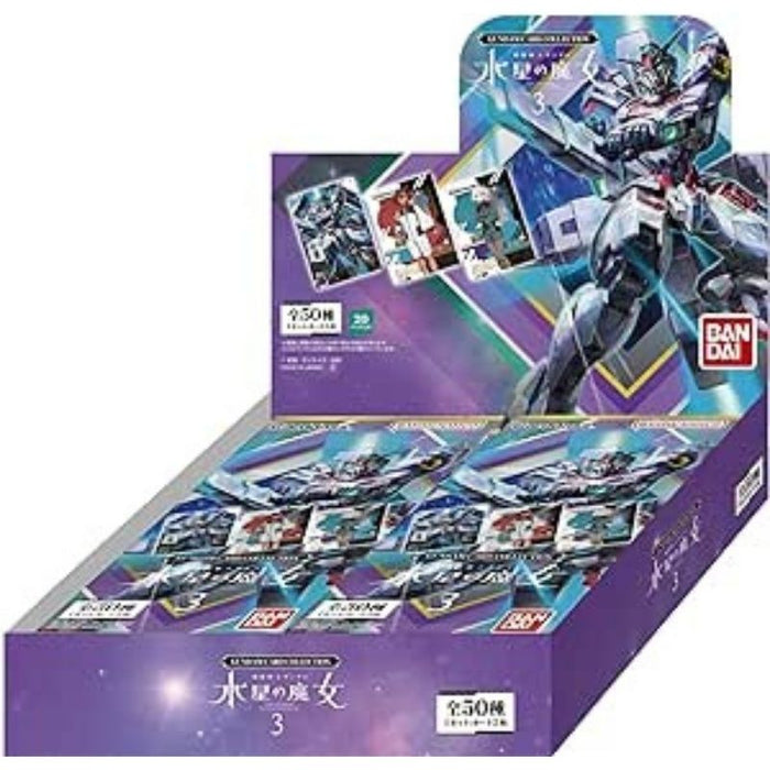 BANDAI Carddass Gundam Card Collection The Witch From Mercury 3 TCG JAPAN