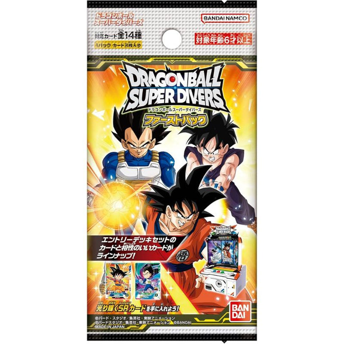 BANDAI Dragon Ball Super Divers First Pack Booster Pack Box TCG JAPAN OFFICIAL