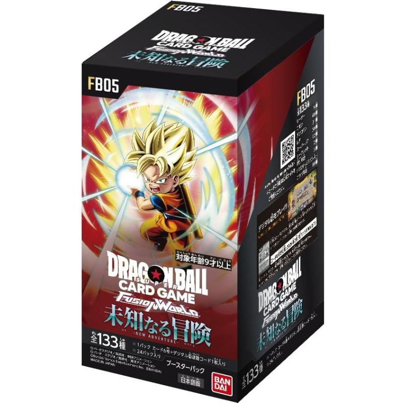 dbs booster box BANDAI Dragon Ball Super Fusion World New Adventure FB05 Booster Pack — ToysOneJapan