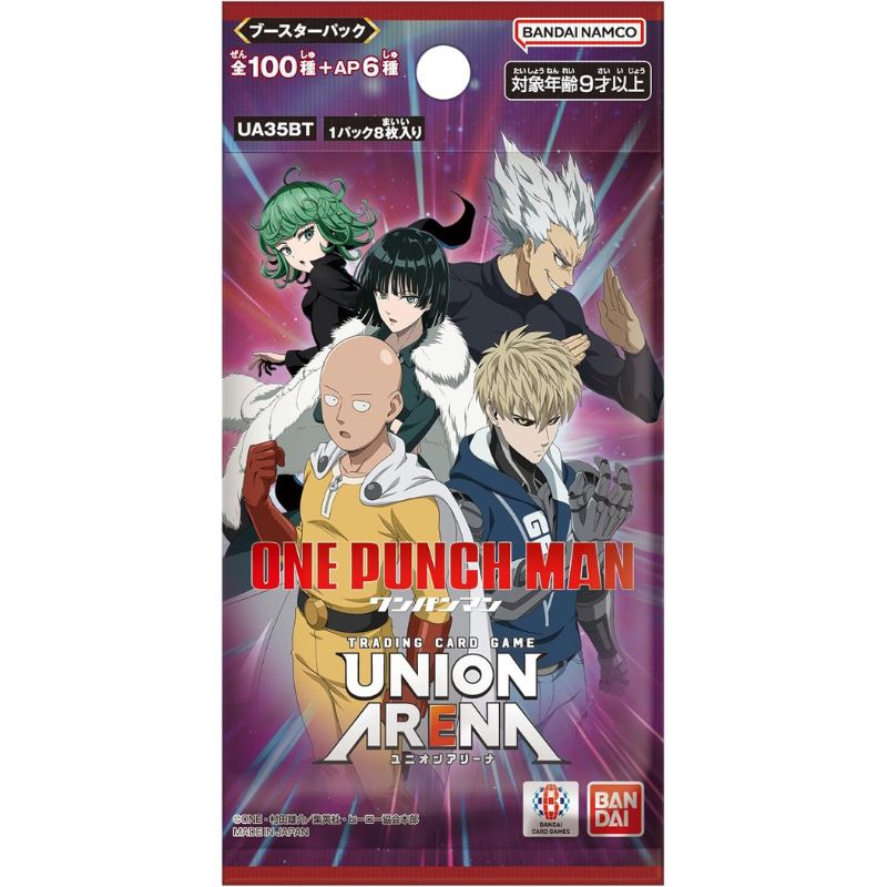 BANDAI Union Arena One Punch Man UA35BT Booster Pack Box TCG JAPAN OFFIZIELL