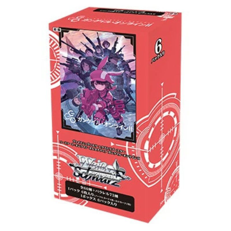 Weiss Schwarz Sword Art Online Alternative Gun Gale Online II Booster Box TCG