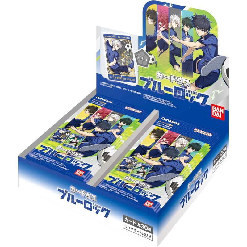 BANDAI Carddass Blue Lock Booster Pack Box TCG JAPAN OFFICIAL