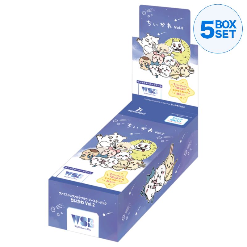 Weiss Schwarz Blau Chiikawa Vol.2 Booster Pack Box TCG JAPON OFFICIEL