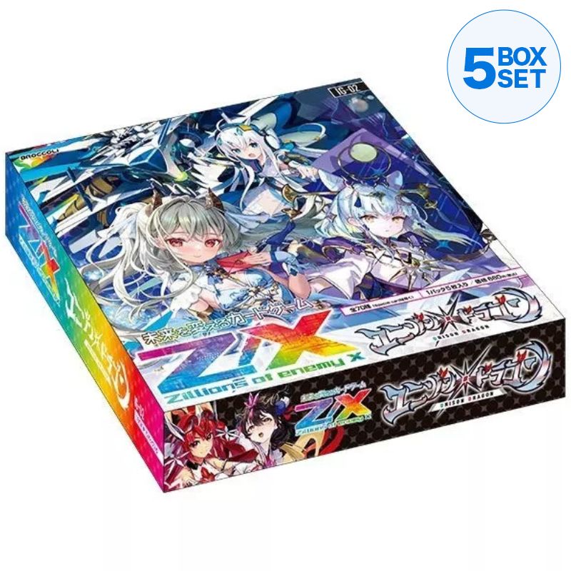 Z/X Milioni di nemici X Unison Dragon IG02 Booster Pack Box TCG UFFICIALE GIAPPONE