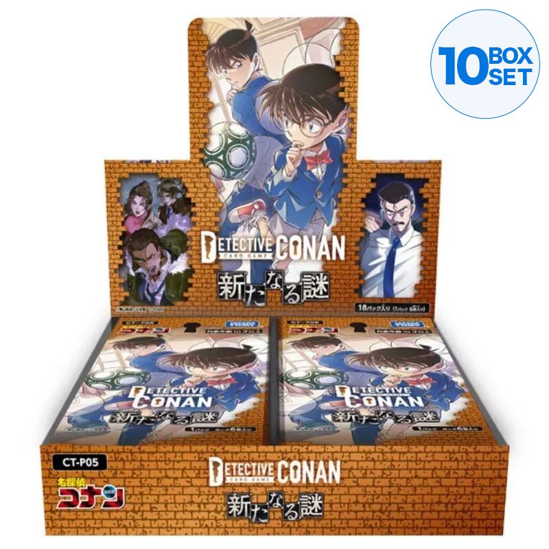 Detective Conan Aratanaru Nazo CT-P05 Booster Pack Box TCG JAPAN OFFIZIELL