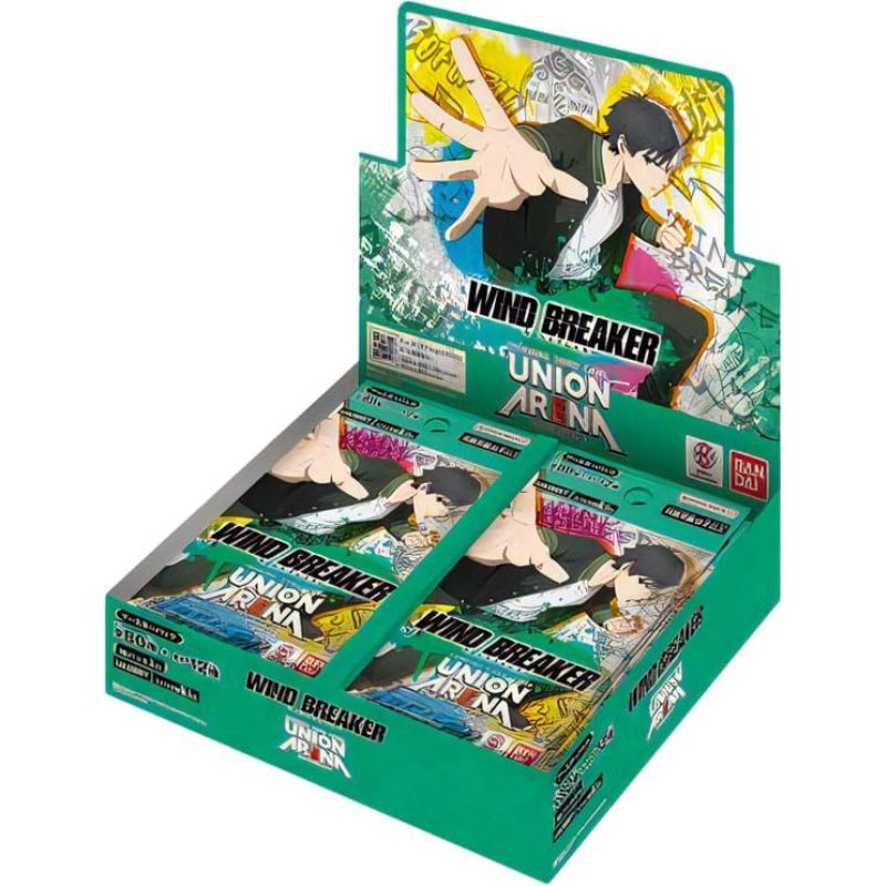 BANDAI Union Arena WIND BREAKER UA38BT Booster Pack Box TCG JAPAN BANDAI Union Arena WIND BREAKER UA38BT Booster Pack Box TCG JAPAN