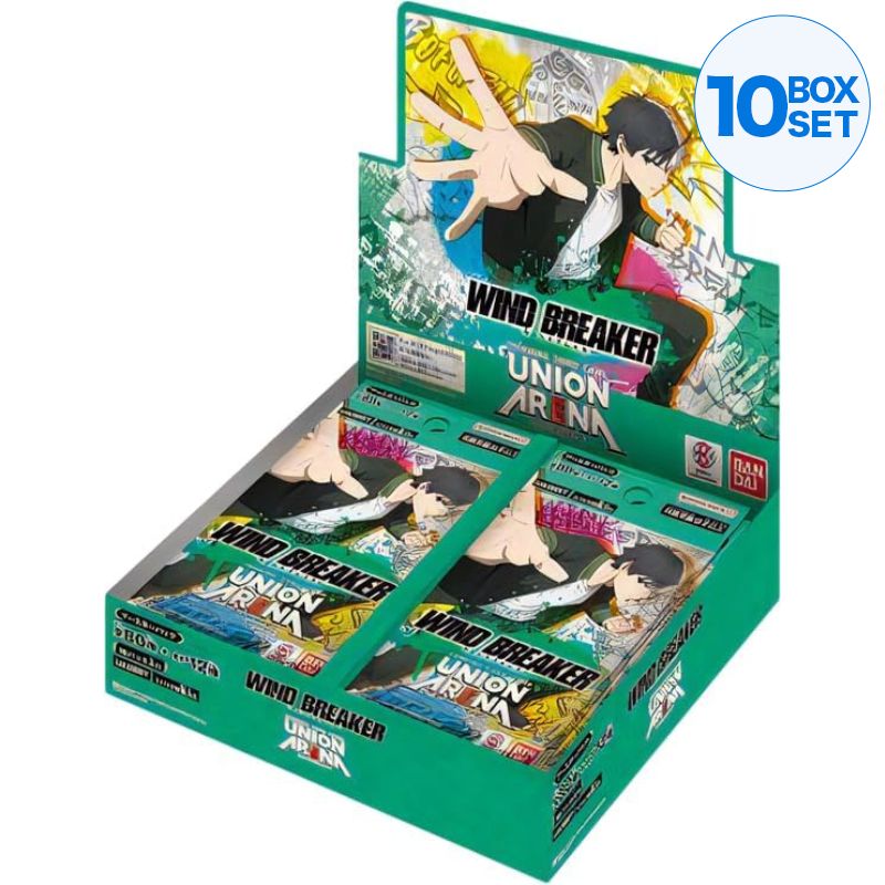 【新品】ユニオンアリーナ WIND BREAKER カートン1箱(16BOX) BANDAI Union Arena WIND BREAKER UA38BT Booster Pack Box TCG JAPAN