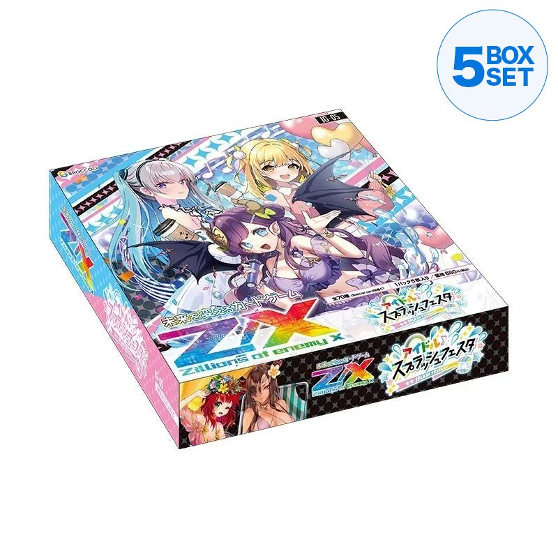 Z/X Zillions of enemy X Idol Splash Festa IG05 Booster Pack Box TCG JAPAN