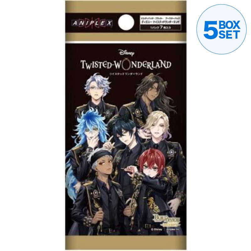 Construir Divide Blight Disney Twisted Wonderland Booster Pack Box TCG JAPÃO