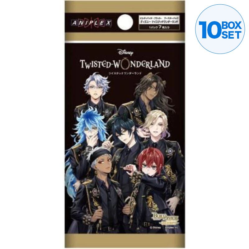 Disney TWISTED WONDERLAND ビルディバイド 3個セット Build Divide Blight Disney Twisted Wonderland Booster Pack Box TCG