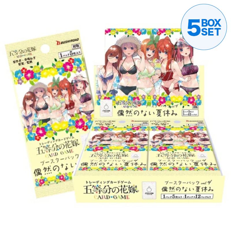 the quintessential quintuplets booster box The Quintessential Quintuplets Card Game vol.4 Booster Pack Box TCG JAPAN