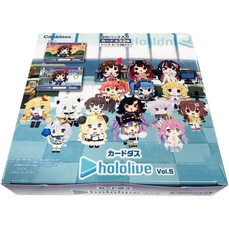 hololive PRカードパック 5個セット BANDAI Carddass Hololive Vol.5 Booster Pack Box TCG JAPAN OFFICIAL