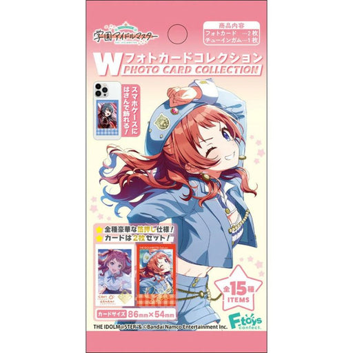 Gakuen iDOLM@STER Double Photo Card Collection 15Pack Box Candy Toy TCG JAPAN