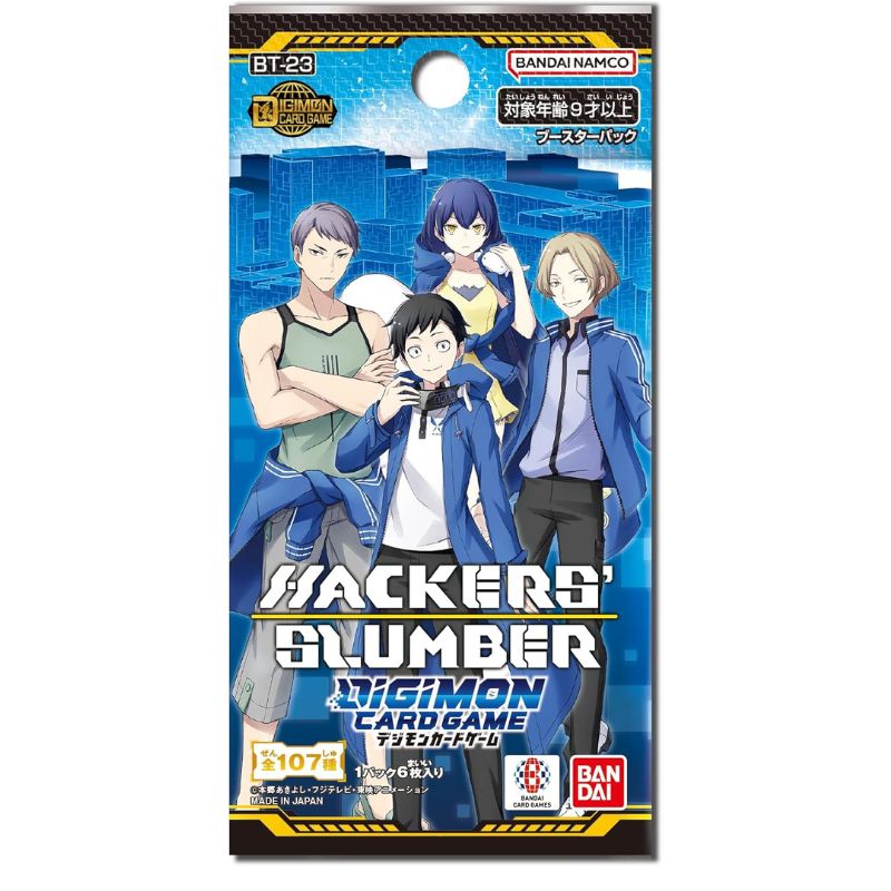 BANDAI Digimon Card Game Hackers' Slumber Booster Pack Box TCG JAPAN OFFICIAL