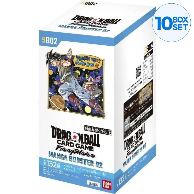 BANDAI Dragon Ball Super Gioco di carte Fusion World Manga SB02 Booster Pack Box TCG