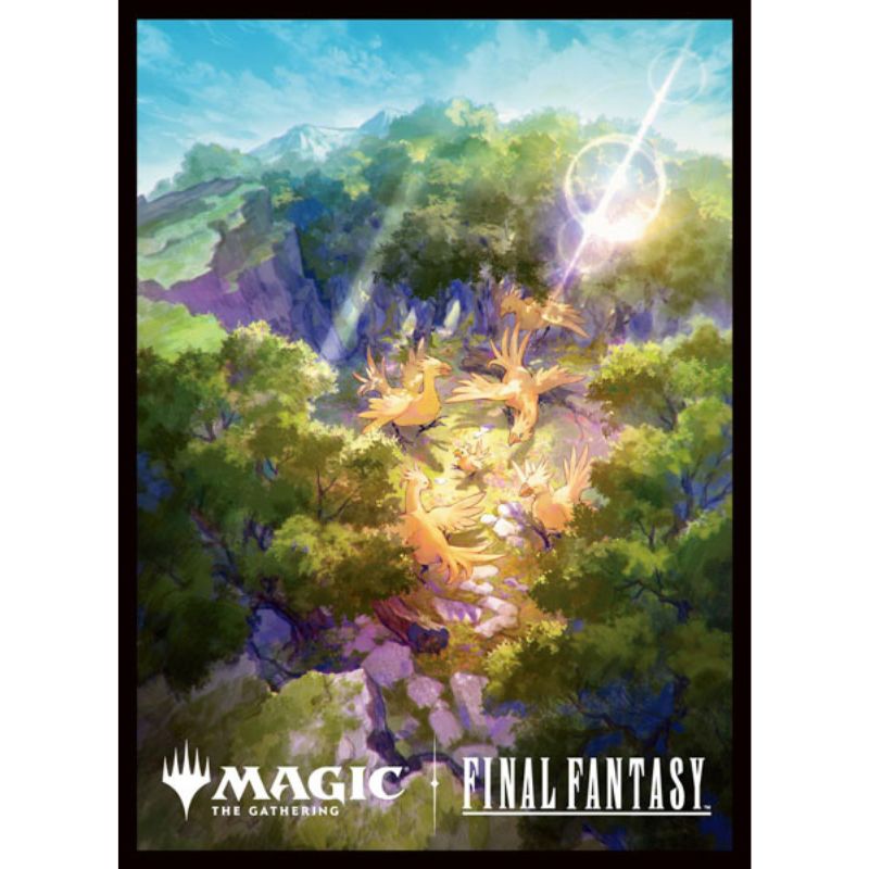 Magic The Gathering FINAL FANTASY Players Card Sleeve MFS-76 Plains JAPAN