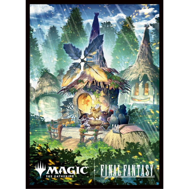 Magic The Gathering FINAL FANTASY Players Card Sleeve MFS-77 Forest JAPAN