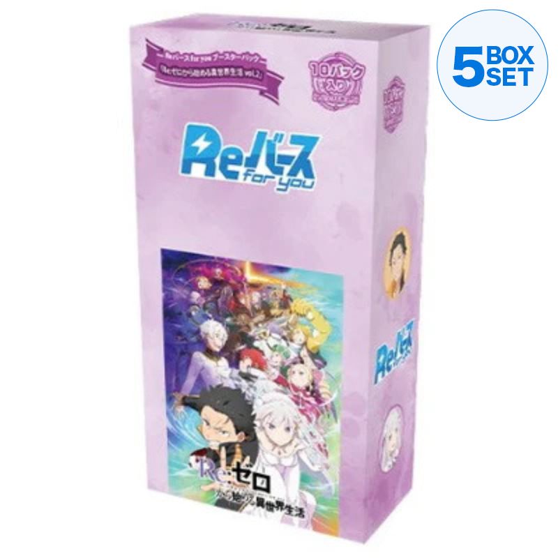ReBirth for you Re:ZERO Starting Life in Another World vol.2 Booster Box TCG
