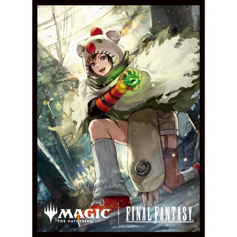 Magic The Gathering Players Card Sleeve MFS-67 Yuffie Materia Hunter JAPAN