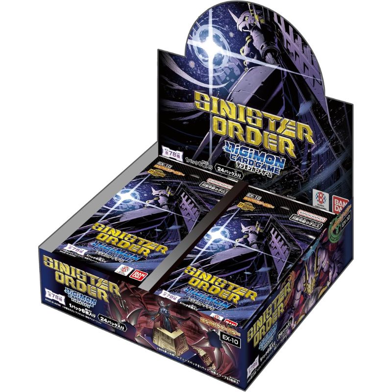BANDAI Digimon Card Game Sinister Order EX-10 Booster Pack Box TCG JAPAN BANDAI Digimon Card Game Sinister Order EX-10 Booster Pack Box TCG JAPAN