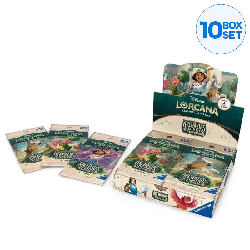Disney Lorcana Archazia's Island Japanese Ver. Booster Pack Box TCG JA ToysOneJapan Disney Lorcana Archazia's Island Japanese Ver. Booster Pack Box TCG JA ToysOneJapan