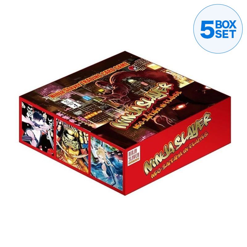 Ninja Slayer Trading Card Game Neo-Saitama in Flames Booster Pack Box TCG JAPAN