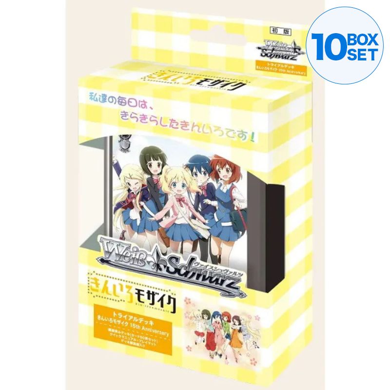 Weiss Schwarz Kiniro Mosaic 15º Aniversário Trial Deck TCG JAPÃO OFICIAL