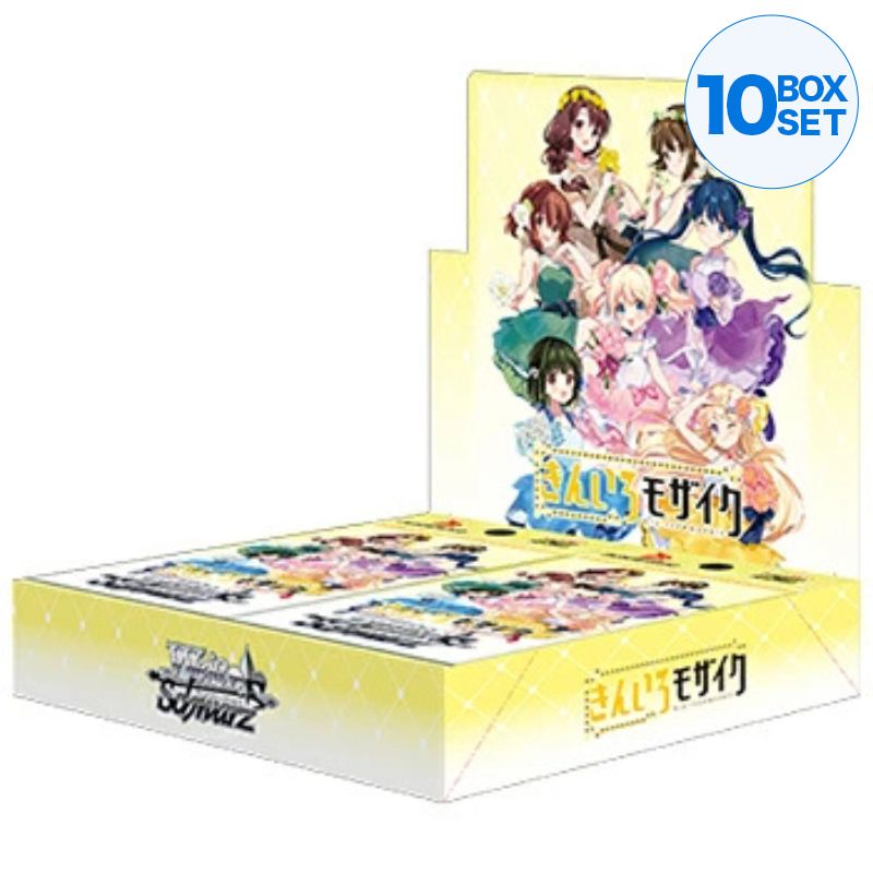Weiss Schwarz Kiniro Mosaic 15º aniversário Booster Pack Box TCG JAPÃO OFICIAL