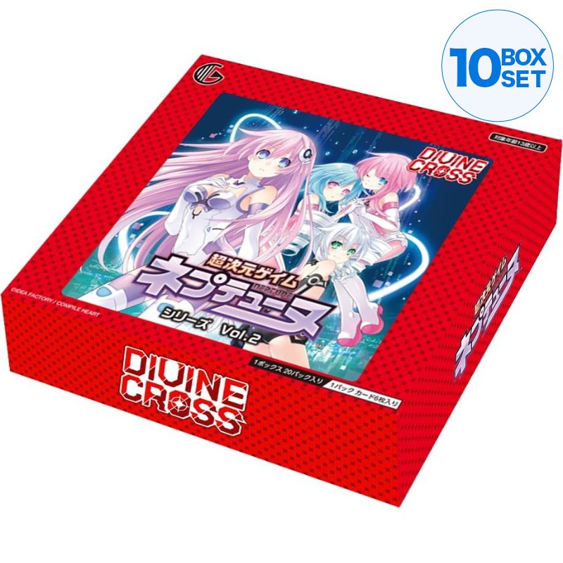 Divine Cross Hyperdimension Neptunia Vol.2 Booster Pack Box TCG JAPAN OFFICIAL Divine Cross Hyperdimension Neptunia Vol.2 Booster Pack Box TCG JAPAN OFFICIAL