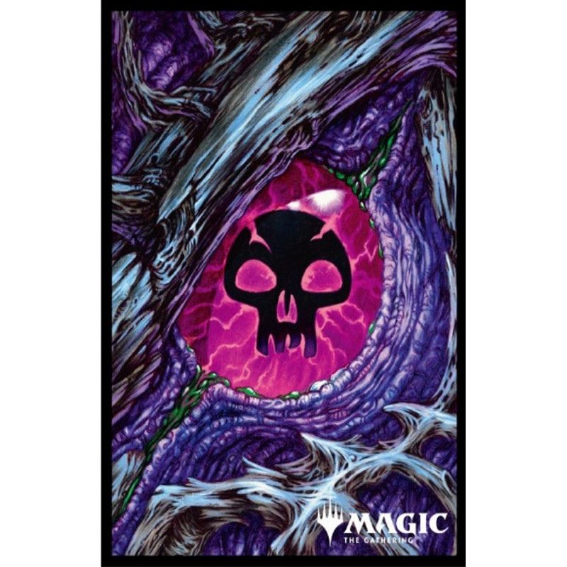 Magic The Gathering Players Card Sleeve Tarkir Dragonstorm Swamp MTGS-350