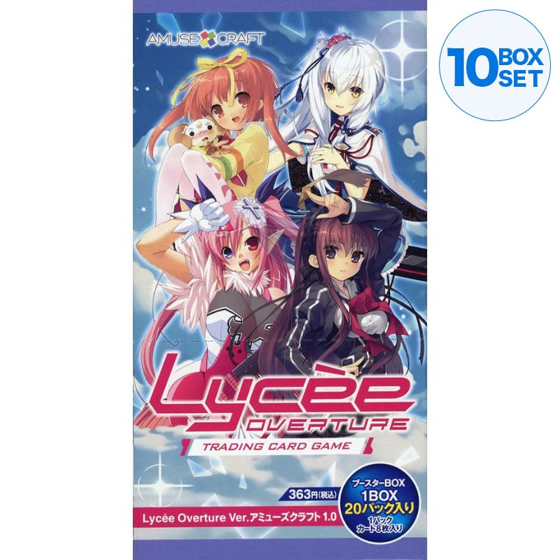 Lycee Overture Amuse Craft 1.0 Booster Pack Box TCG JAPAN OFFICIAL