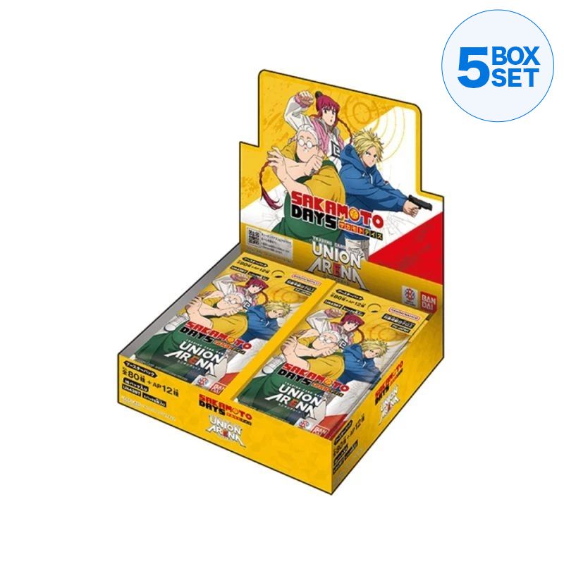 BANDAI Union Arena Sakamoto Days UA43BT Booster Pack Box TCG JAPAN OFFICIAL