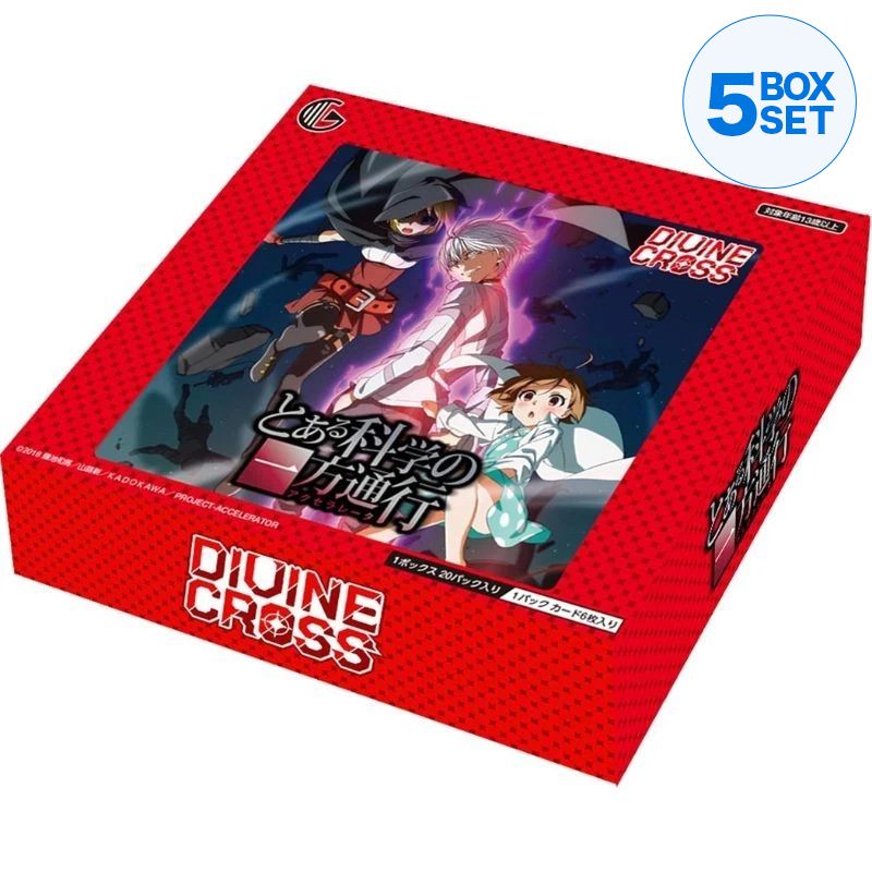 Divine Cross A Certain Scientific Accelerator Booster Pack Box TCG JAPAN