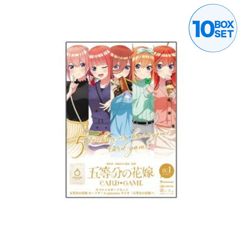 El juego de cartas Quintessential Quintuplets presenta Radio Special Card Set TCG