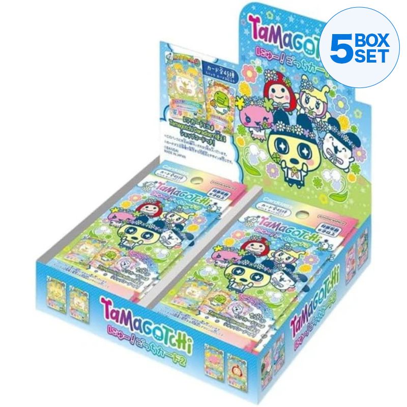 BANDAI Carddass Tamagotchi New! Gotchi Card 2 Booster Pack Box TCG JAPAN
