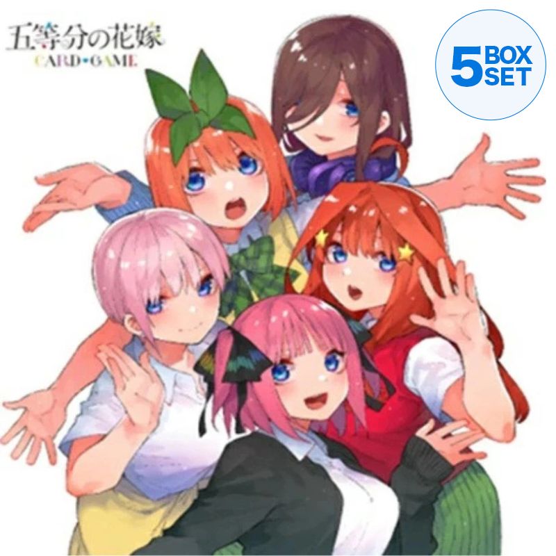 El juego de cartas Quintessential Quintuplets vol.5 Booster Pack Box TCG JAPÓN