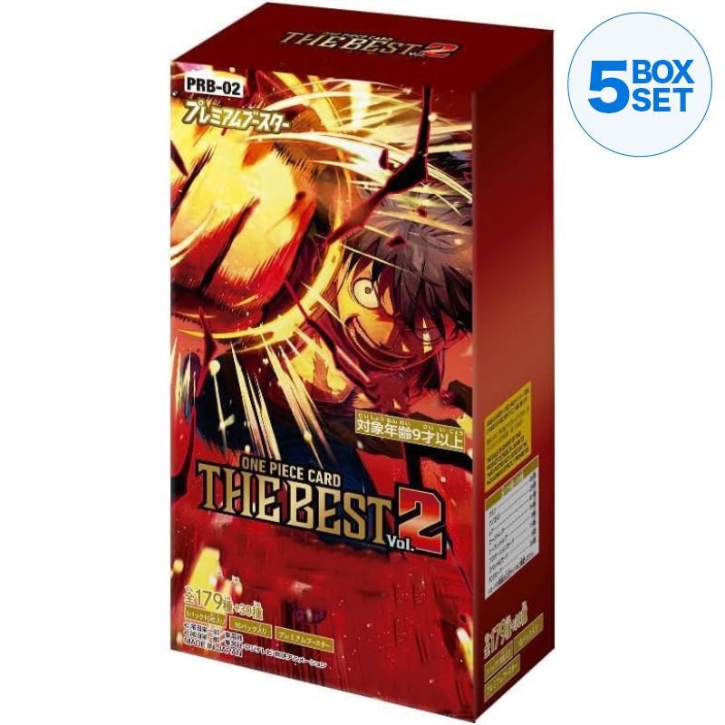 One Piece PRB-02 The Best Vol 2 Premium Booster Box (Japanese) One Piece PRB-02 The Best Vol 2 Premium Booster Box (Japanese)