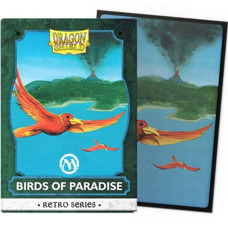 ARCANE TINMEN Birds of Paradise Sleeves Standard Size Brushed Art AT-16535 JAPAN