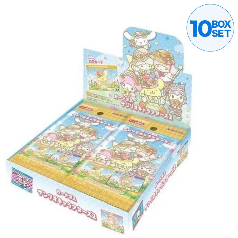 BANDAI Carddass Sanrio Characters Vol.2 Booster Pack Box TCG JAPAN OFFICIAL