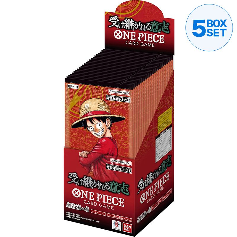 BANDAI ONE PIECE Card Game Inherited Will OP-13 Booster BOX TCG BANDAI ONE PIECE Card Game Inherited Will OP-13 Booster BOX TCG
